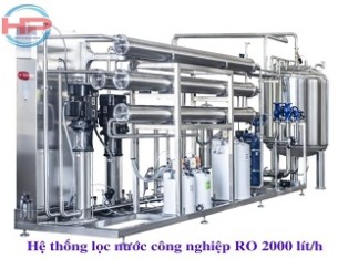 Hệ thống lọc nước công nghiệp RO 2000 lít/h