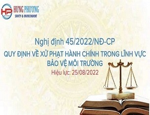 NGHỊ ĐỊNH 45/2022/NĐ-CP VỀ XỬ PHẠT VI PHẠM HÀNH CHÍNH TRONG LĨNH VỰC BẢO VỆ MÔI TRƯỜNG NGHỊ ĐỊNH 45/2022/NĐ-CP VỀ XỬ PHẠT VI PHẠM HÀNH CHÍNH TRONG LĨNH VỰC BẢO VỆ MÔI TRƯỜNG