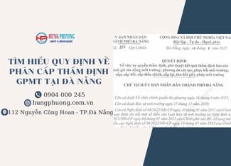 phân cấp thẩm định giấy phép môi trường